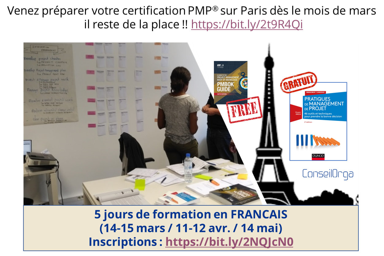 VENEZ PRÉPARER VOTRE CERTIFICATION PMP® SUR PARIS AVEC YANN GAZOUNAUD