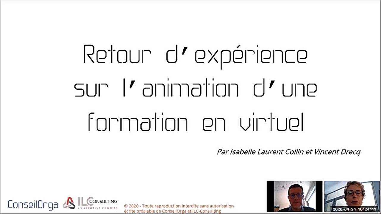 Retour d’expérience sur l’animation de formations à distance